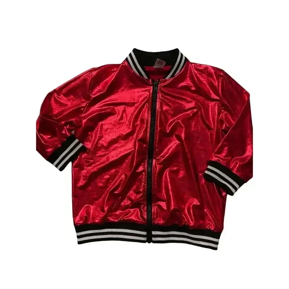 Weissman Cropped Metallic Windbreaker - LC